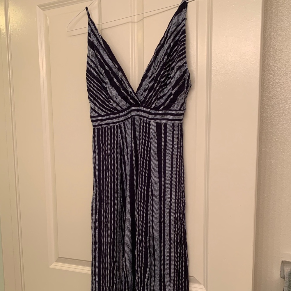 William B Striped Medium Maxi Dress